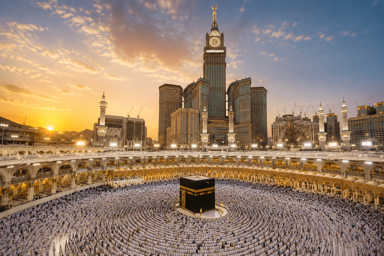 Kaaba in Masjid al-Haram, Makkah
